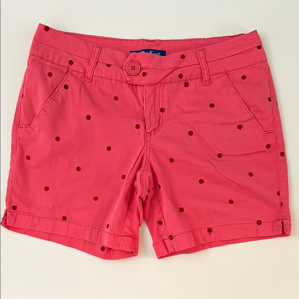 Playful Pink Polka Dot Bermuda Shorts